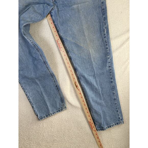 Vintage Carhartt Jeans Mens 36x30 Blue 5 Pocket Logo Patch READ/WORN - Picture 11 of 16